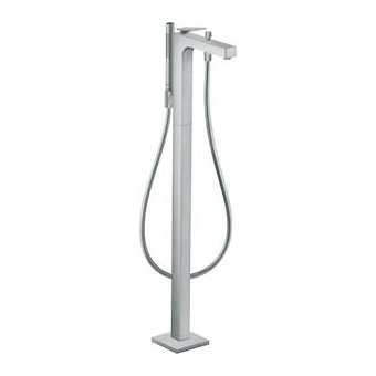 Mitigeur baignoire B/D sur pied poignée manette chromé brossé|Hansgrohe-HA339440260