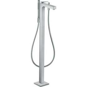 Mitigeur baignoire B/D sur pied poignée manette chromé brossé|Hansgrohe-HA339440260