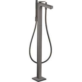 Mitigeur baignoire B/D sur pied poignée manette chromé brossé|Hansgrohe-HA339440340