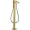 Mitigeur baignoire B/D sur pied poignée manette aspect doré poli|Hansgrohe-HA339440990