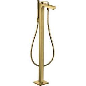 Mitigeur baignoire B/D sur pied poignée manette aspect doré poli|Hansgrohe-HA339440990