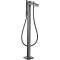 Mitigeur baignoire B/D sur pied poign.man.coupe rhomb.chromé brossé|Hansgrohe-HA339471330