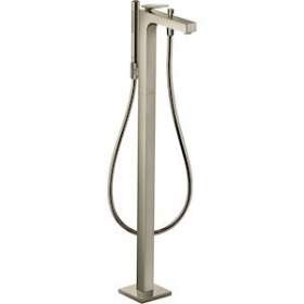 Mitigeur baignoire B/D sur pied poign.man.coupe rhomb.nickel poli|Hansgrohe-HA339471830