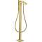 Mitigeur baignoire B/D sur pied poign.man.coupe rhomb.laiton brossé|Hansgrohe-HA339471950