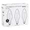 Ecopack Lot 3Pcs Led Fil C35 E14 4W (40W) 470Lm 827 Clair