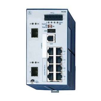 RS30-0802O6O6SDAEHH, Switch RAIL DIN Ethernet industriel administrable|Hirschmann france-HIR943434031