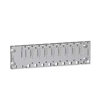 Rack 8 positions Ethernet + bus X pour M580|Schneider Electric-SCHBMEXBP0800