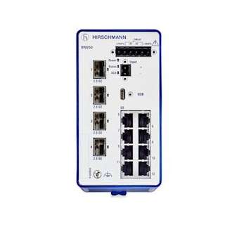 BRS50-8TX/4SFP-EEC, Switch Ethernet industriel RAIL DIN administrable|Hirschmann france-HIR942170020