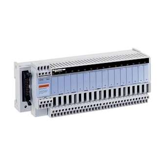 Telefast ABE7 - embase de raccordement passive - 16 E - fusible - DEL -isolateur|Schneider Electric-SCHABE7H16S43