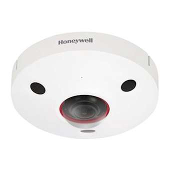 Caméra fisheye, ONVIF, 6MP, LEDs IR, 12VDC/24 VAC/PoE IEEE 802.3 af|Honeywell Security-HYKHFD6GR1