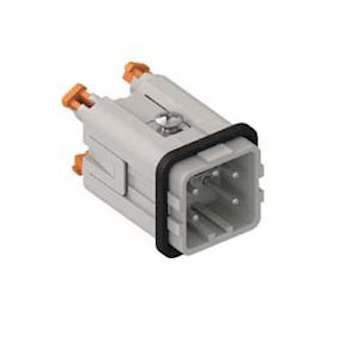 Insert mâle 4P+T 10A 400V - gabarit 21.21 série SQUICH|Ilme-IL1CKSHM04