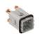 Insert mâle 4P+T 10A 400V - gabarit 21.21 série SQUICH