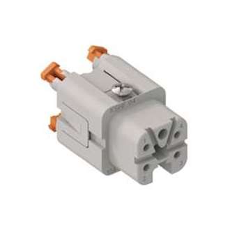 Insert femelle 4P+T 10A 400V - gabarit 21.21 série SQUICH|Ilme-IL1CKSHF04