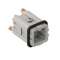 Insert mâle 3P+T 10A 400V - gabarit 21.21 série SQUICH