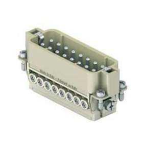 Insert mâle à visser 16P+T 16A 250V gabarit 66.16|Ilme-IL1CDAM16
