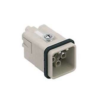 Insert mâle 12P+T 10A 400V gabarit 21.21|Ilme-IL1CQM12