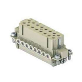 Insert femelle à visser 16P+T 16A 250V gabarit 66.16|Ilme-IL1CDAF16