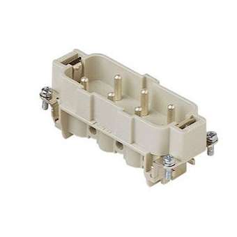 Insert mâle vis 35A 400V 6P+T gabarit 77.27|Ilme-IL1CPM06