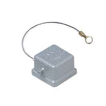 Couvercle alu avec joint et pivots pour inserts femelles gabarit 21.21|Ilme-IL1CKA03C