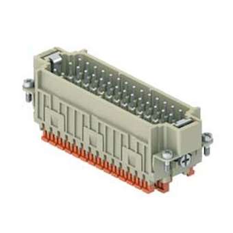 Insert mâle raccordement rapide 42P+T 10A - 400V- gabarit 104.27 - série CDSH|Ilme-IL1CDSHM42