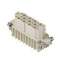 Insert femelle à sertir 25P+T 10A 250 gabarit 66.16