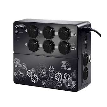 Z3 ZenBox EX 1000 Onduleur Haute Fréquence 1000 VA 8 Prises FR/SCHUKO|Infosec communication-IN8Z3ZENBOXEX1000
