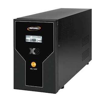 X3 EX 3000 LCD USB FR/SCHUKO Onduleur Line Interactive 3000 VA 4 Prises FR/SCHU|Infosec communication-IN8X3EX3000LCDUSBFR-SCHUKO