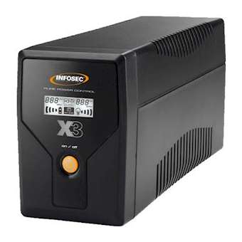 X3 EX 800 LCD USB FR/SCHUKO Onduleur Line Interactive 800 VA 2 Prises FR/SCHUKO|Infosec communication-IN8X3EX800LCDUSBFR-SCHUKO