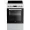 Cuisinière, Multifonctions, 60 L, A, Blanc