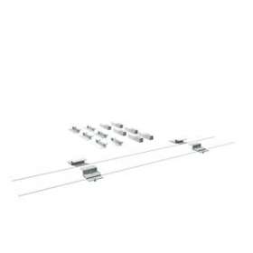 kit de fixation de sous face (pour une plaque), en ral 9010 Brillant|Irfts-IRFPGO1UP90101A