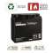Batterie rechargeable VRLA 12V / 18 Ah - Bac FR UL94 V-0 - 181 x 77 x 167 mm
