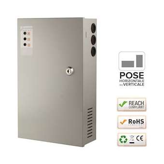 Alim. Chargeur PSX 230V AC / 12V DC (13,8V) / 5A - 196 x 324 x 89 mm|-IZYPSX200-1205