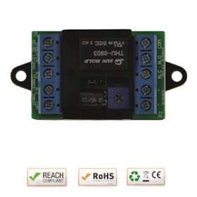 Module temporisation universel 12/24V AC/DC 1 à 60 sec/min Commande NO ou NF|-IZYTM200