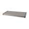 Boitier / Pupitre de table alu 1,5 mm / Côtés ABS Gris - 415 x 192 x 57/30 mm