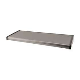 Boitier / Pupitre de table alu 1,5 mm / Côtés ABS Gris - 515 x 192 x 57/30 mm|-IZYDE1925730515