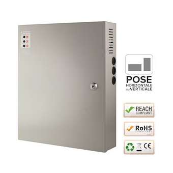 Alim. Chargeur PSX 230V AC / 12V DC / 1A + 24V DC / 2A - 320 x 320 x 89 mm|-IZYPSX400-1201-2402