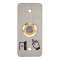 Bouton poussoir acier inox d19 mm Halo jaune 12V DC Contact NO+NC (V) + SSP101