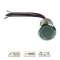 Bouton poussoir PMR acier inox d25 mm Halo B/V/R et buzzer Relais temporisé