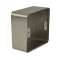 Boîtier acier inoxydable 82,5 x 82,5 x 38/42 mm pour plaque 80 x 80 mm
