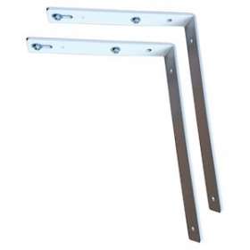 Equerres par 2 pour montage mural pour tous modèles radiateurs à ailettes (optio|Bhn thermique-BHN109002