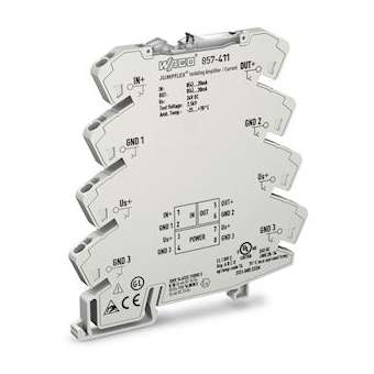Amplificateur isolateur à réglage fixe 0(4)-20 mA / 0(4)-20 mA|Wago contact-WAG857-411