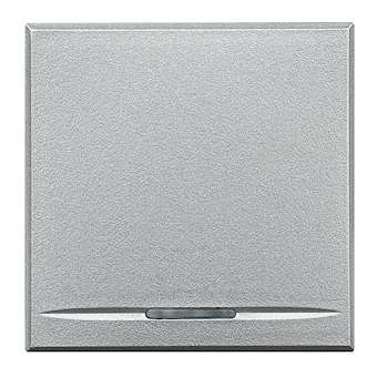 Va-et-vient à bascule Axolute 16AX 250V~ bornes automatiques - Alu - 2 modules|Bticino-TICHC4053M2A