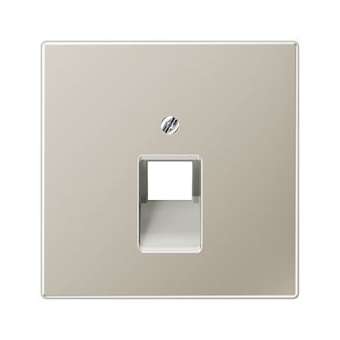 Enjoliveur pour simple prise IAE/UAE / LS 990 Métal Inox|Jung france-IUNES2969-1UA