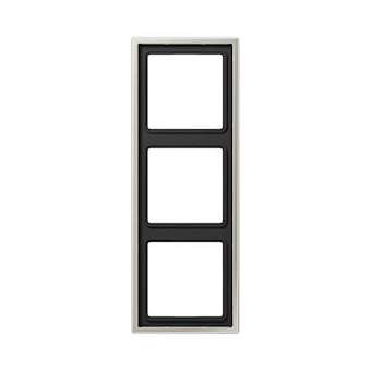 Cadre 3 postes / LS 990 Métal Inox|Jung france-IUNES2983