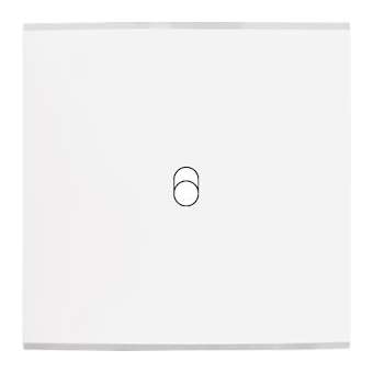 Façade CONFIDENCE LAITON BLANC SIMPLE B1|Modelec-MD8131-413M