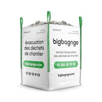 Bigbag 1 m3 sac + collecte en Ile de France, Lyon et Marseille|-BBGB1