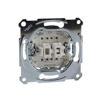 D-Life - bouton poussoir double - BP NO + BP NO - 10A - méca seul|Schneider Electric-SCHMTN3155-0000