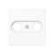 Enjoliveur pour prise TV-FM / A 500 Blanc