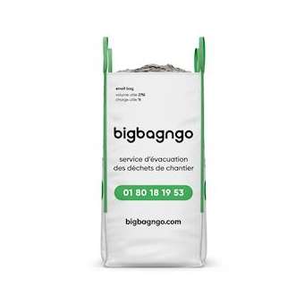 Bigbag 1/4 m3 sac + collecte en Ile de France, Lyon et Marseille|-BBGB0