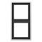 Cadre 2 postes / LS 990 Aluminium